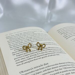 Anti Tarnish Bow Earrings
