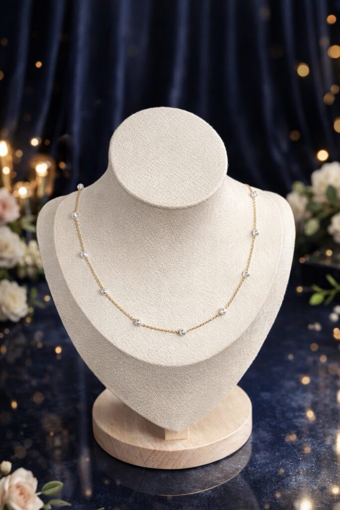 Anti Tarnish Pearl Necklace For Women